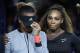 Naomi Osaka, of Japan, is hugged by Serena Williams after Osaka defeated Williams in the women's final of the U.S. Open tennis tournament, Saturday, Sept. 8, 2018, in New York. (AP Photo/Julio Cortez)