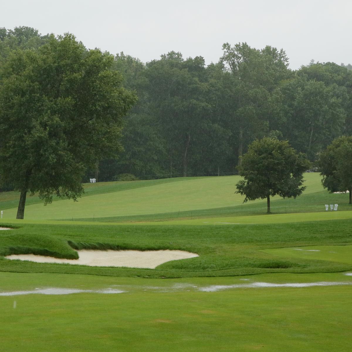 Bmw Championship 2018 Round 4 Suspended Due To Rain