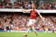 LONDON, ENGLAND - AUGUST 25: Nacho Monreal of Arsenal celebrates after scoring his team's first goal during the Premier League match between Arsenal FC and West Ham United at Emirates Stadium on August 25, 2018 in London, United Kingdom. (Photo by Michael Regan/Getty Images)