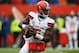Cleveland Browns quarterback Tyrod Taylor plays against the Pittsburgh Steelers during the first half of an NFL football game, Sunday, Sept. 9, 2018, in Cleveland. (AP Photo/Ron Schwane)
