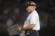 Oakland Raiders head coach Jon Gruden stands on the sidelines during the second half of an NFL football game against the Los Angeles Rams in Oakland, Calif., Monday, Sept. 10, 2018. (AP Photo/John Hefti)