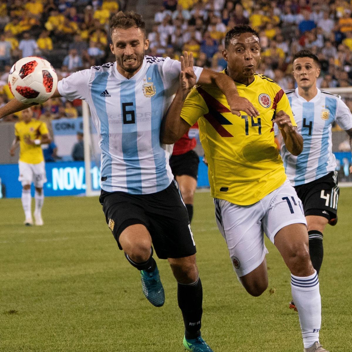 Argentina Plays to Scoreless Draw vs. Colombia Without Lionel Messi ...