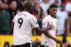 BURNLEY, ENGLAND - SEPTEMBER 02: Romelu Lukaku of Manchester United and Marcus Rashford of Manchester United during the Premier League match between Burnley FC and Manchester United at Turf Moor on September 2, 2018 in Burnley, United Kingdom. (Photo by James Williamson - AMA/Getty Images)