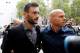 Tottenham Hotspur's French goalkeeper Hugo Lloris (L) arrives at Westminster Magistrates Court in central London on September 12, 2018. - France's World Cup-winning captain Hugo Lloris is due to appear in court in London on Wednesday over a drink-driving charge after a roadside breathalyser test reportedly caught him two times over the limit. The Tottenham goalkeeper has already apologised for what he called his 'unacceptable' behaviour. (Photo by Tolga AKMEN / AFP) (Photo credit should read TOLGA AKMEN/AFP/Getty Images)
