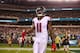 PHILADELPHIA, PA - SEPTEMBER 06: Julio Jones #11 of the Atlanta Falcons reacts after being defeated by the Philadelphia Eagles 18-12 at Lincoln Financial Field on September 6, 2018 in Philadelphia, Pennsylvania. (Photo by Mitchell Leff/Getty Images)