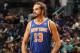 CHARLOTTE, NC - DECEMBER 18: Joakim Noah #13 of the New York Knicks looks on during the game against the Charlotte Hornets on December 18, 2017 at Spectrum Center in Charlotte, North Carolina. NOTE TO USER: User expressly acknowledges and agrees that, by downloading and or using this photograph, User is consenting to the terms and conditions of the Getty Images License Agreement. Mandatory Copyright Notice: Copyright 2017 NBAE (Photo by Brock Williams-Smith/NBAE via Getty Images)
