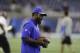 Buffalo Bills assistant defensive backs coach Ed Reed is seen before the first half of NFL preseason football game against the Detroit Lions, Thursday, Sept. 1, 2016, in Detroit. (AP Photo/Carlos Osorio)