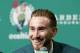 Boston Celtics' Gordon Hayward smiles during a news conference in Boston, Friday, Sept. 1, 2017. (AP Photo/Winslow Townson)