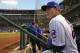 CHICAGO, IL - SEPTEMBER 11: Anthony Rizzo #44 of the Chicago Cubs waits to enter the field of play before a game against the Milwaukee Brewers at Wrigley Field on September 11, 2018 in Chicago, Illinois. (Photo by Jonathan Daniel/Getty Images)