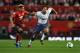 MANCHESTER, ENGLAND - AUGUST 27: Mousa Dembele of Tottenham Hotspur battles for possession with Jesse Lingard of Manchester United during the Premier League match between Manchester United and Tottenham Hotspur at Old Trafford on August 27, 2018 in Manchester, United Kingdom. (Photo by Michael Regan/Getty Images)