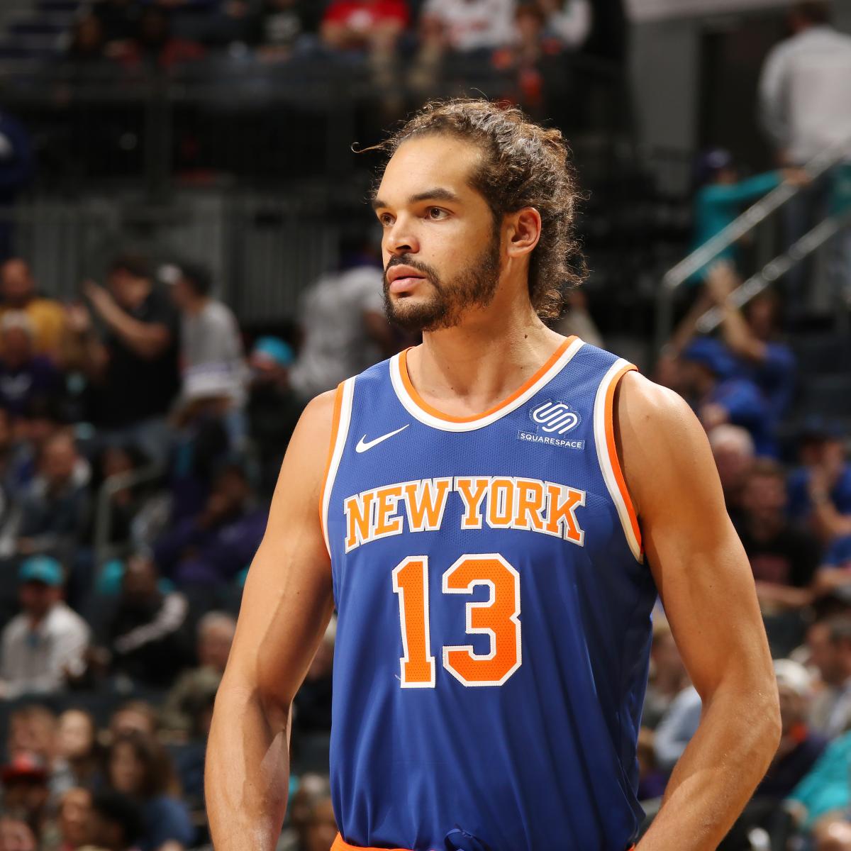 2018-19 New York Knicks Noah Vonleh #32 Game Used Blue Practice