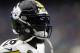 Pittsburgh Steelers running back Le'Veon Bell (26) warms up before an NFL football game against the Houston Texans Monday, Dec. 25, 2017, in Houston. (AP Photo/Michael Wyke)