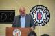 LOS ANGELES, CA - APRIL 02: Owner of the LA Clippers, Steve Ballmer participates in the announcement of a major gift to renovate nearly 350 public basketball courts in the city at Jim Gilliam Recreation Center on April 02, 2018 in Los Angeles, California. NOTE TO USER: User expressly acknowledges and agrees that, by downloading and/or using this Photograph, user is consenting to the terms and conditions of the Getty Images License Agreement. Mandatory Copyright Notice: Copyright 2018 NBAE (Photo by Adam Pantozzi/NBAE via Getty Images)