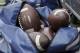 HOUSTON, TX - SEPTEMBER 01: A bag of footballs on the Rice sideline before the game against the Houston Cougars at Rice Stadium on September 1, 2018 in Houston, Texas. (Photo by Tim Warner/Getty Images)