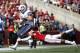 MADISON, WI - SEPTEMBER 15: Talon Shumway #21 of the BYU Cougars catches a pass near the sideline for a first down in the second quarter of the game against the Wisconsin Badgers at Camp Randall Stadium on September 15, 2018 in Madison, Wisconsin. (Photo by Joe Robbins/Getty Images)