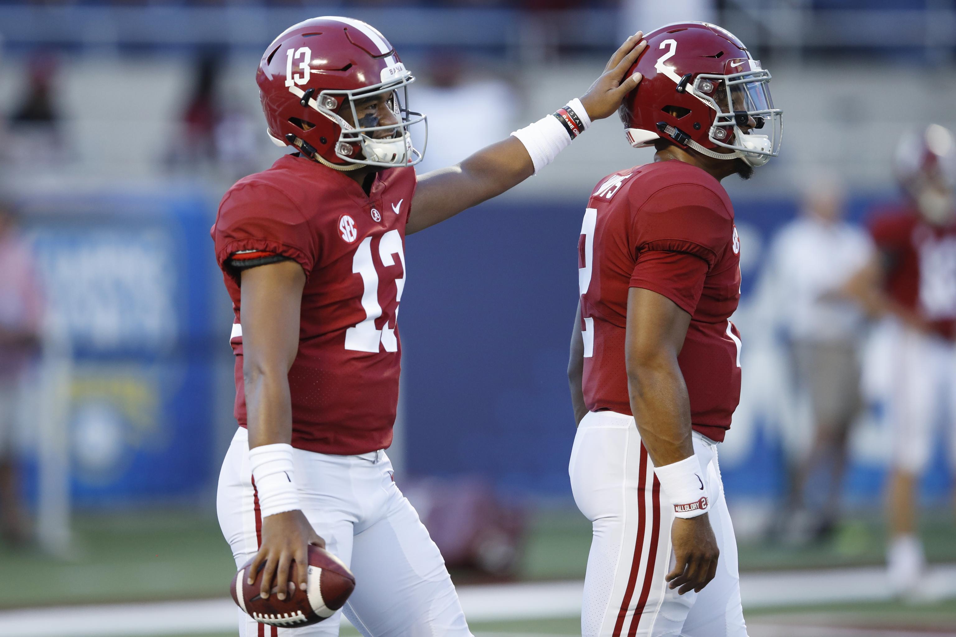 Jalen Hurts Explains Staying at Alabama After Losing QB Job to Tua  Tagovailoa, News, Scores, Highlights, Stats, and Rumors