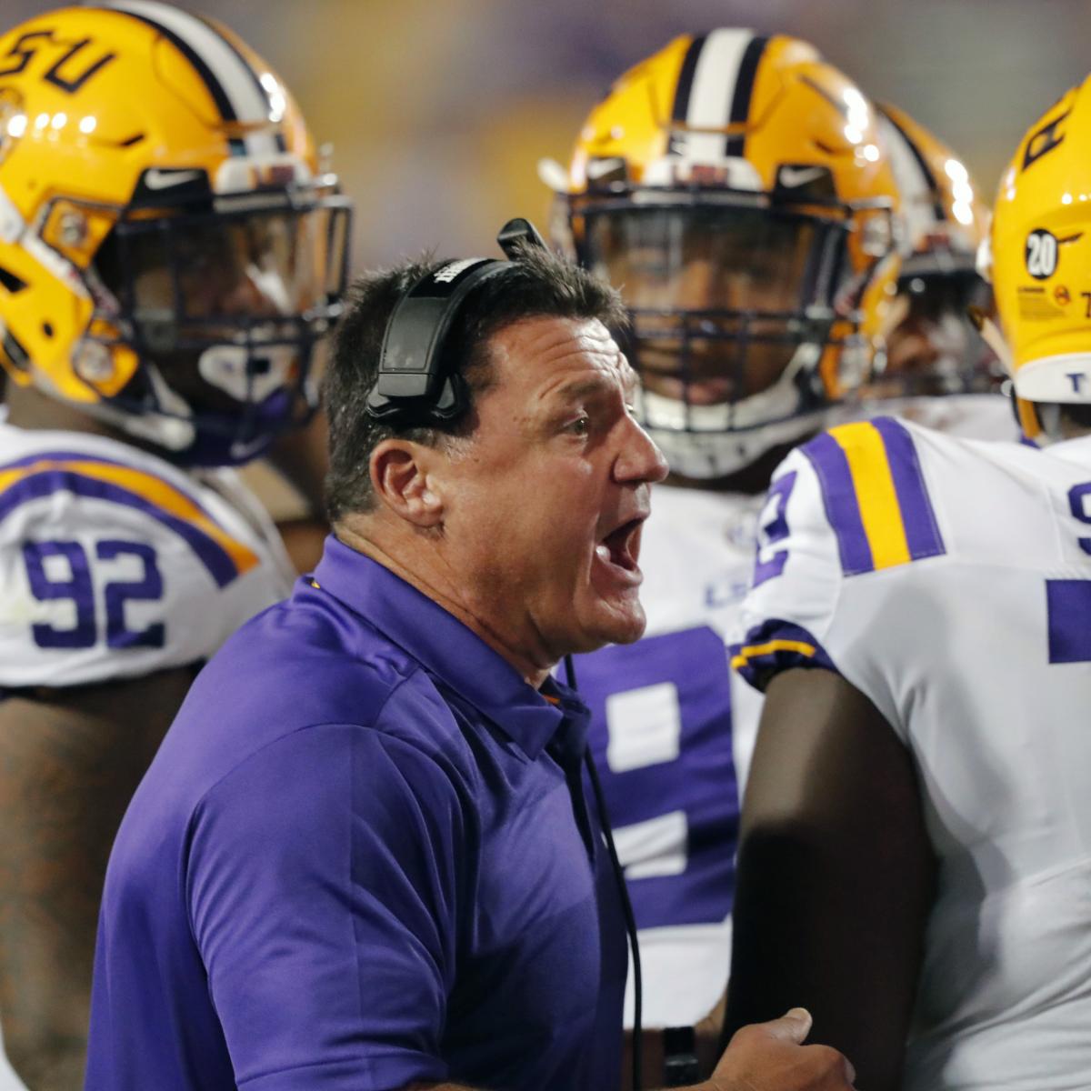 NCAA Football Rankings 2018 Week 4 College Top 25 Standings Shakeup
