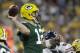 Green Bay Packers' Aaron Rodgers throws during the second half of an NFL football game -against the Chicago Bears Sunday, Sept. 9, 2018, in Green Bay, Wis. (AP Photo/Jeffrey Phelps)