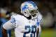 OAKLAND, CA - AUGUST 10: LeGarrette Blount #29 of the Detroit Lions looks on from the sidelines against the Oakland Raiders during the second quarter of an NFL preseason football game at Oakland Alameda Coliseum on August 10, 2018 in Oakland, California. (Photo by Thearon W. Henderson/Getty Images)