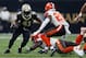 NEW ORLEANS, LA - SEPTEMBER 16: Genard Avery #55 of the Cleveland Browns attempts to tackle Alvin Kamara #41 of the New Orleans Saints during the second quarter at Mercedes-Benz Superdome on September 16, 2018 in New Orleans, Louisiana. (Photo by Jonathan Bachman/Getty Images)