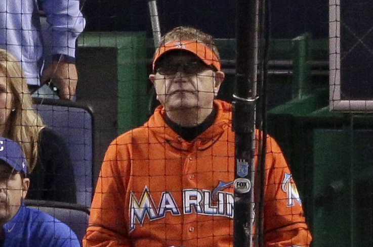 guy in marlins jersey