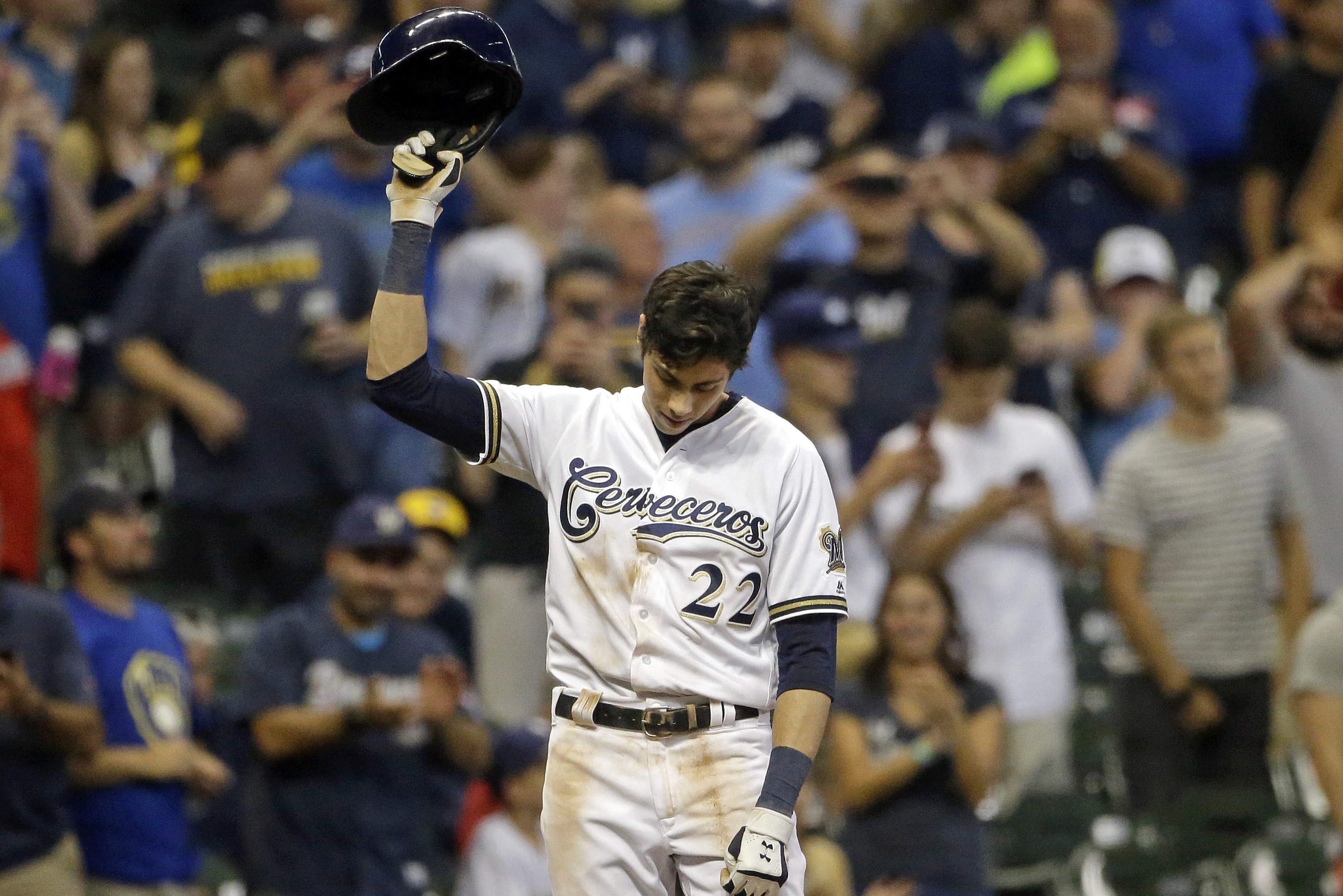 Milwaukee Brewers outfielder Christian Yelich hits for cycle, again