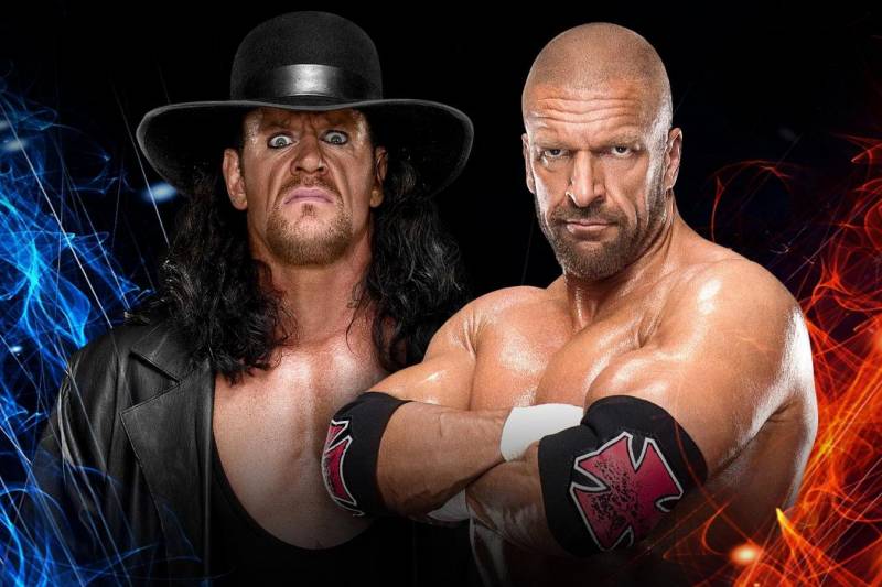 Triple H Beats The Undertaker With Shawn Michaels Help At Wwe