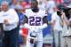 BUFFALO, NY - SEPTEMBER 16: Vontae Davis #22 of the Buffalo Bills during pre-game warmups prior to the start of NFL game action against the Los Angeles Chargers at New Era Field on September 16, 2018 in Buffalo, New York. (Photo by Tom Szczerbowski/Getty Images)