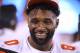 EAST RUTHERFORD, NJ - AUGUST 09: Jarvis Landry #80 of the Cleveland Browns follows the action against the New York Giants during their preseason game on August 9,2018 at MetLife Stadium in East Rutherford, New Jersey. (Photo by Al Pereira/Getty Images)