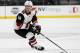 Arizona Coyotes left wing Max Domi (16) plays against the Vegas Golden Knights during an NHL hockey game, Wednesday, March 28, 2018, in Las Vegas. (AP Photo/John Locher)