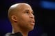 LOS ANGELES, CA - MARCH 13: Richard Jefferson #22 of the Denver Nuggets during warm up before the game against the Los Angeles Lakers on March 13, 2018 at STAPLES Center in Los Angeles, California. NOTE TO USER: User expressly acknowledges and agrees that, by downloading and or using this photograph, User is consenting to the terms and conditions of the Getty Images License Agreement. (Photo by Robert Laberge/Getty Images)