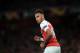 LONDON, ENGLAND - SEPTEMBER 20: Pierre-Emerick Aubameyang of Arsenal during the UEFA Europa League Group E match between Arsenal and Vorskla Poltava at Emirates Stadium on September 20, 2018 in London, United Kingdom. (Photo by Marc Atkins/Getty Images)