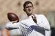 Arizona Cardinals quarterback Josh Rosen warm up before an NFL football game against the Los Angeles RamsSunday, Sept. 16, 2018, in Los Angeles. (AP Photo/Marcio Jose Sanchez)