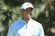 ATLANTA, GA - SEPTEMBER 21: Tiger Woods of the United States reacts on the third tee during the second round of the TOUR Championship at East Lake Golf Club on September 21, 2018 in Atlanta, Georgia. (Photo by Sam Greenwood/Getty Images)