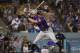 LOS ANGELES, CA - SEPTEMBER 17: DJ LeMahieu #9 of the Colorado Rockies bats during the third inning of the MLB game against the Los Angeles Dodgers at Dodger Stadium on September 17, 2018 in Los Angeles, California. The Dodgers defeated the Rockies 8-2. (Photo by Victor Decolongon/Getty Images)