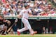 CLEVELAND, OH - AUGUST 19: Michael Brantley #23 of the Cleveland Indians hits a single during the second inning against the Baltimore Orioles at Progressive Field on August 19, 2018 in Cleveland, Ohio. (Photo by Jason Miller/Getty Images)