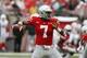 Ohio State quarterback Dwayne Haskins plays against Rutgers during an NCAA college football game Saturday, Sept. 8, 2018, in Columbus, Ohio. (AP Photo/Jay LaPrete)