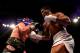 LONDON, ENGLAND - SEPTEMBER 22: Anthony Joshua punches Alexander Povetkin during the IBF, WBA Super, WBO & IBO World Heavyweight Championship title fight between Anthony Joshua and Alexander Povetkin at Wembley Stadium on September 22, 2018 in London, England. (Photo by Richard Heathcote/Getty Images)