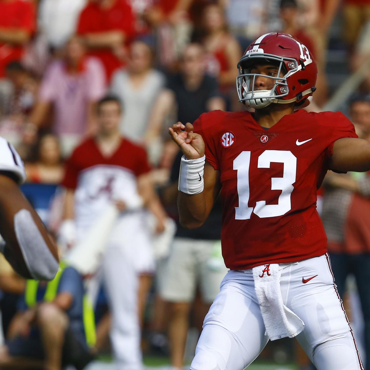 Tua Tagovailoa Has Career Day as Alabama Takes Down Texas A&M 45-23 | Bleacher Report | Latest News, Videos and Highlights