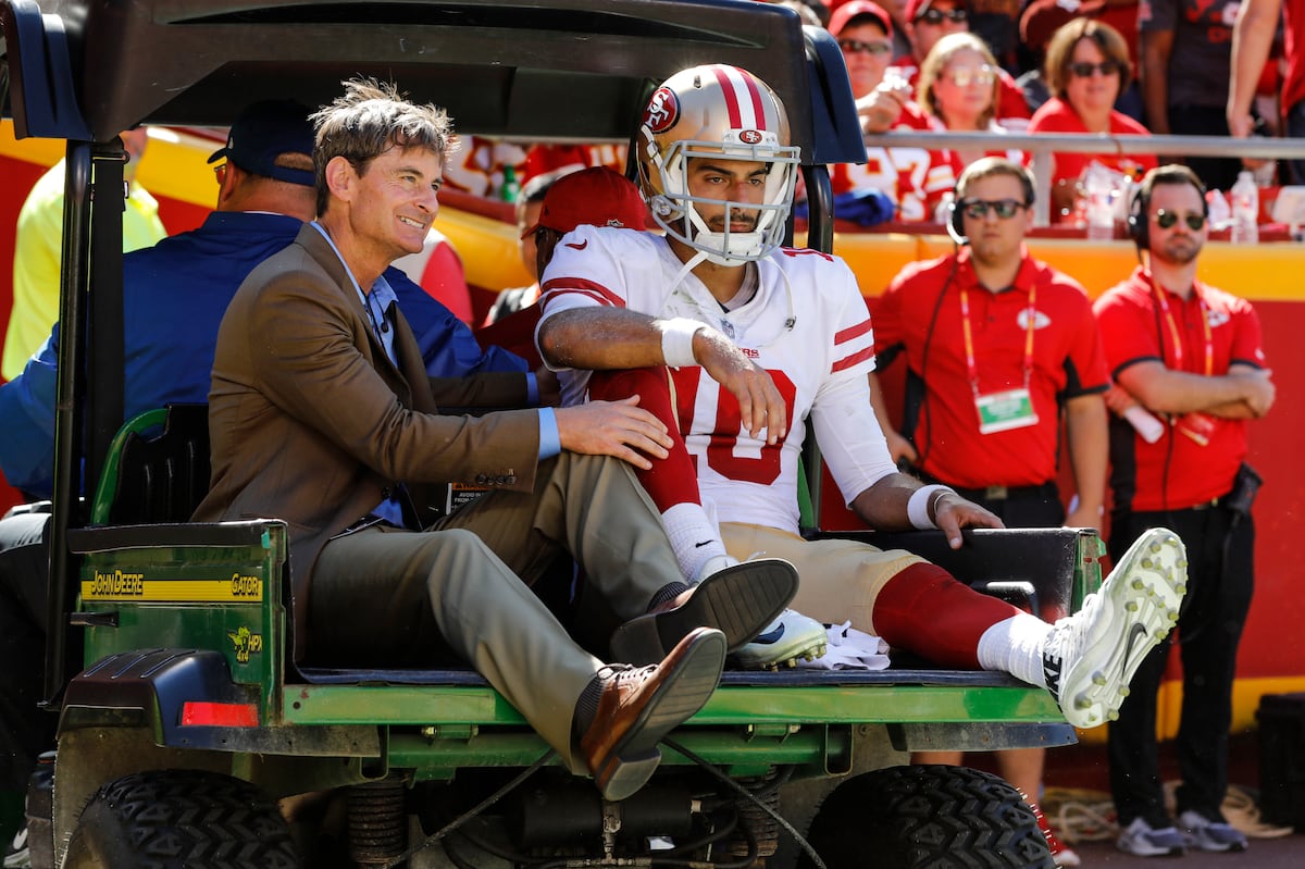 Jimmy Garoppolo Injury Sends 49ers' Dream Season to a Crashing Halt