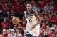 HOUSTON, TX - APRIL 25: Jamal Crawford #11 of the Minnesota Timberwolves handles the ball against the Houston Rockets in Game Five of the Western Conference Quarterfinals during the 2018 NBA Playoffs on April 25, 2018 at the Toyota Center in Houston, Texas. NOTE TO USER: User expressly acknowledges and agrees that, by downloading and/or using this photograph, user is consenting to the terms and conditions of the Getty Images License Agreement. Mandatory Copyright Notice: Copyright 2018 NBAE (Photo by Bill Baptist/NBAE via Getty Images)