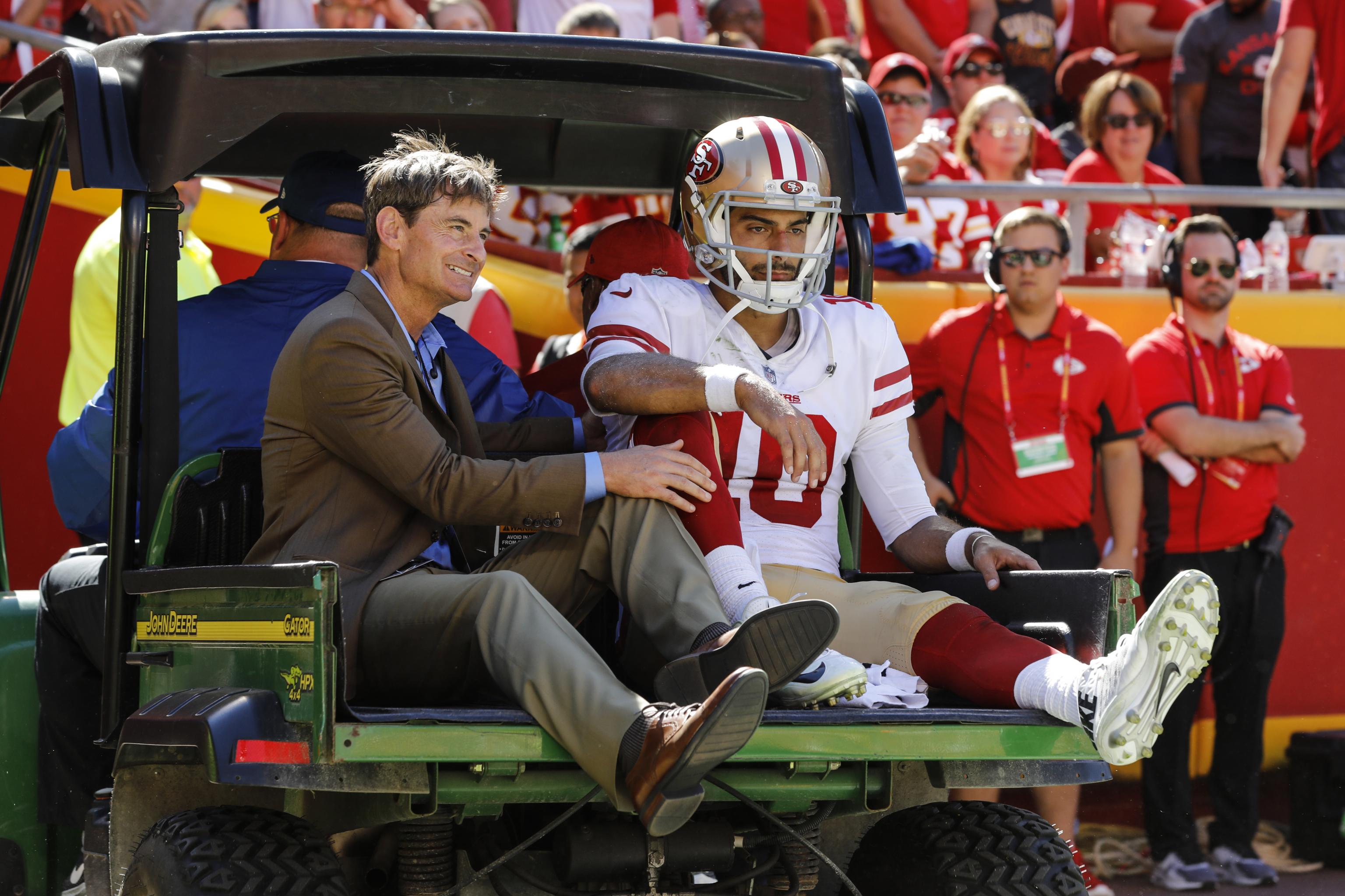 Jimmy Garoppolo Leaves Week 4 Game With Injury