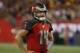 Tampa Bay Buccaneers quarterback Ryan Fitzpatrick during the second half of an NFL football game against the Pittsburgh Steelers Monday, Sept. 24, 2018, in Tampa, Fla. (AP Photo/Mark LoMoglio)