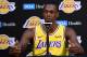 EL SEGUNDO, CA - SEPTEMBER 24: Rajon Rondo of the Los Angeles Lakers speaks to the press during the Los Angeles Lakers Media Day at the UCLA Health Training Center on September 24, 2018 in El Segundo, California. (Photo by Harry How/Getty Images)