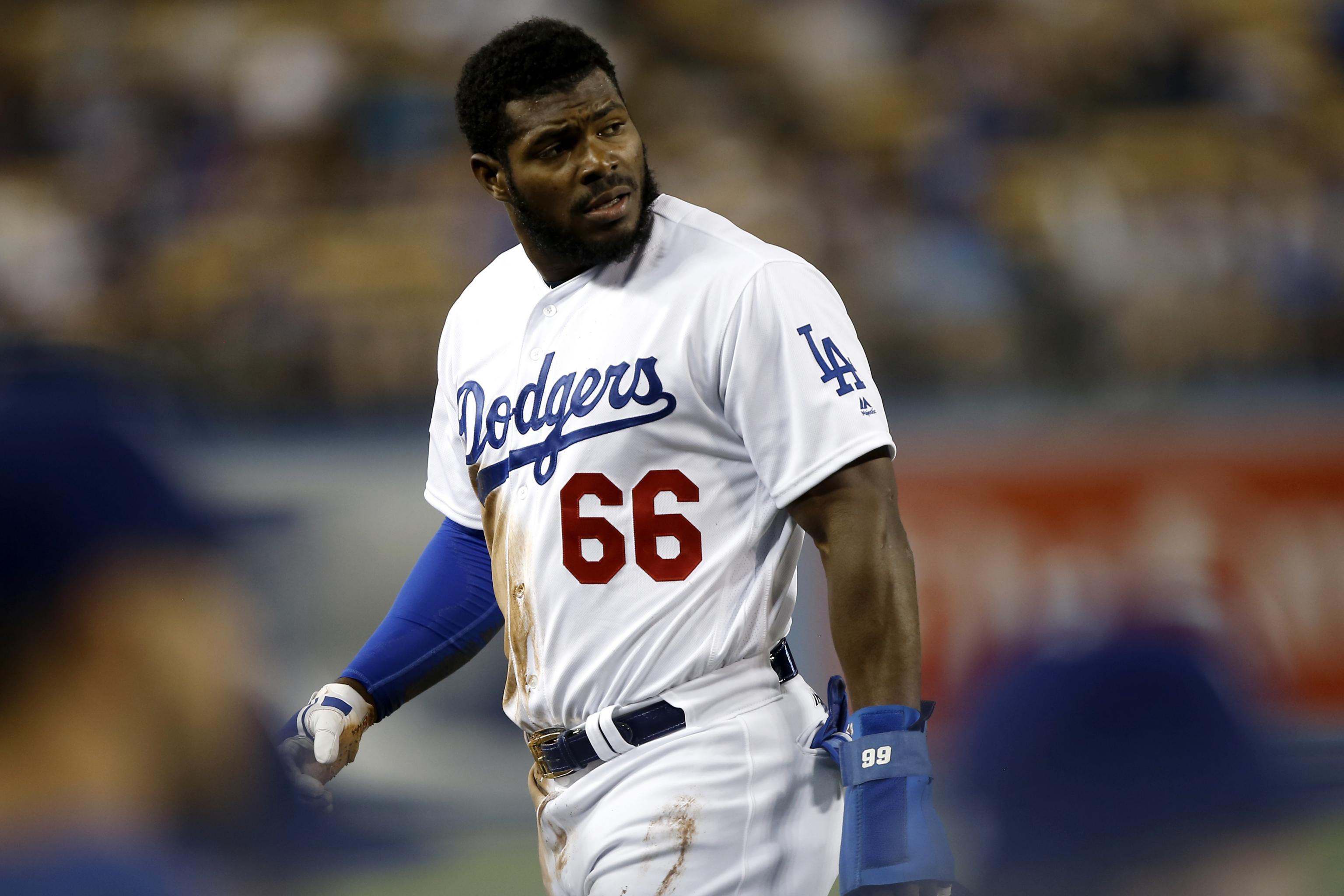 Yasiel Puig merchandise removed from Dodger Stadium as party video goes  viral – Daily News