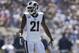 Los Angeles Rams defensive back Aqib Talib walks on the field during an NFL football game against the Los Angeles Chargers Sunday, Sept. 23, 2018, in Los Angeles. (AP Photo/Jae C. Hong)