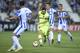 Barcelona's Argentinian forward Lionel Messi vies with Leganes' Spanish midfielder Mikel Vesga (R) during the Spanish league football match Club Deportivo Leganes SAD against FC Barcelona at the Estadio Municipal Butarque in Leganes on the outskirts of Madrid on September 26, 2018. (Photo by OSCAR DEL POZO / AFP) (Photo credit should read OSCAR DEL POZO/AFP/Getty Images)