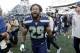 Seattle Seahawks free safety Earl Thomas reacts after the team defeated the Dallas Cowboys in an NFL football game, Sunday, Sept. 23, 2018, in Seattle. (AP Photo/Elaine Thompson)