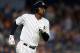 NEW YORK, NY - SEPTEMBER 21: Didi Gregorius #18 of the New York Yankees connects on a 2-run home run in the first inning against the Baltimore Orioles at Yankee Stadium on September 21, 2018 in the Bronx borough of New York City. (Photo by Mike Stobe/Getty Images)