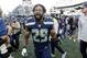 Seattle Seahawks free safety Earl Thomas reacts after the team defeated the Dallas Cowboys in an NFL football game, Sunday, Sept. 23, 2018, in Seattle. (AP Photo/Elaine Thompson)